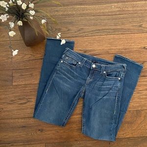 True Religion Low Rise Straight Jeans